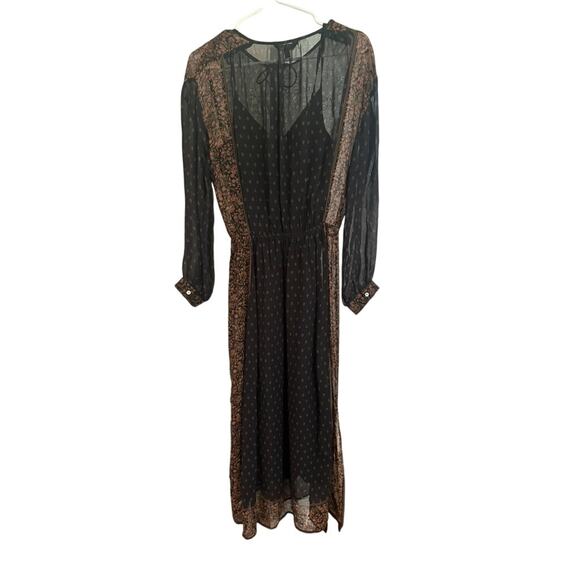 Lucky Brand Border Print Maxi Dress Size Small - Picture 2 of 2